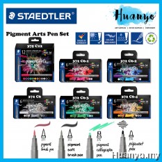 Staedtler Pigment Art Soft Brush/Calligaphy Chisel Tip Fineliner Pen (Set of 371 / 372 / 375)