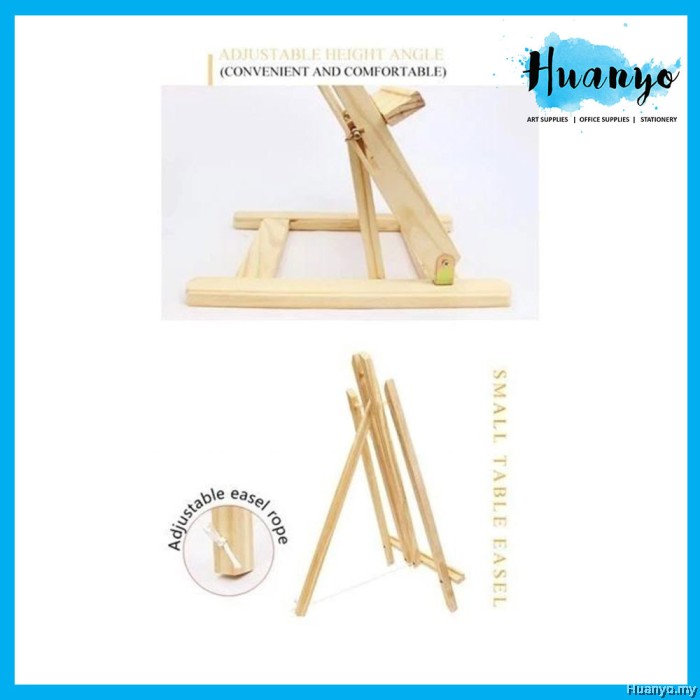 Wooden Tabletop Easel 50cm Adjustable Artist A-Frame Painting Stand ...