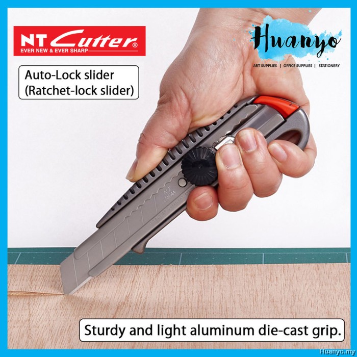 [HUANYO] NT Cutter L-550GP Heavy Duty Utility Cutter Knife Ergonomic ...