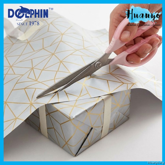 [HUANYO] Dolphin Pastel Precision Scissors Stainless Steel 175mm Craft ...