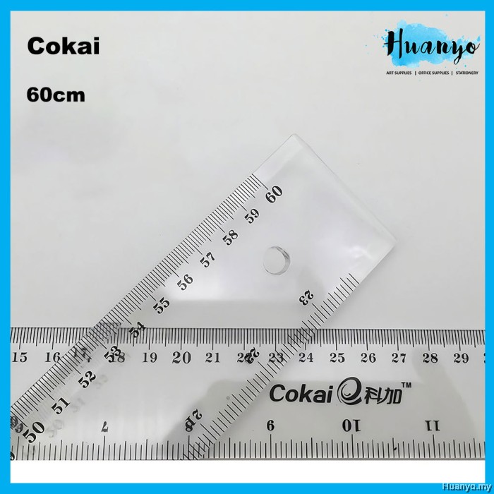 [HUANYO] COKAI Transparent T-Square Drafting Ruler Clear Metric Drawing ...