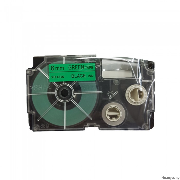 Casio EZLabel Tape Cartridge 6mm Green