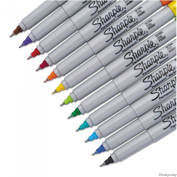 Sharpie Ultra Fine Permanent Marker 12 Colour Set