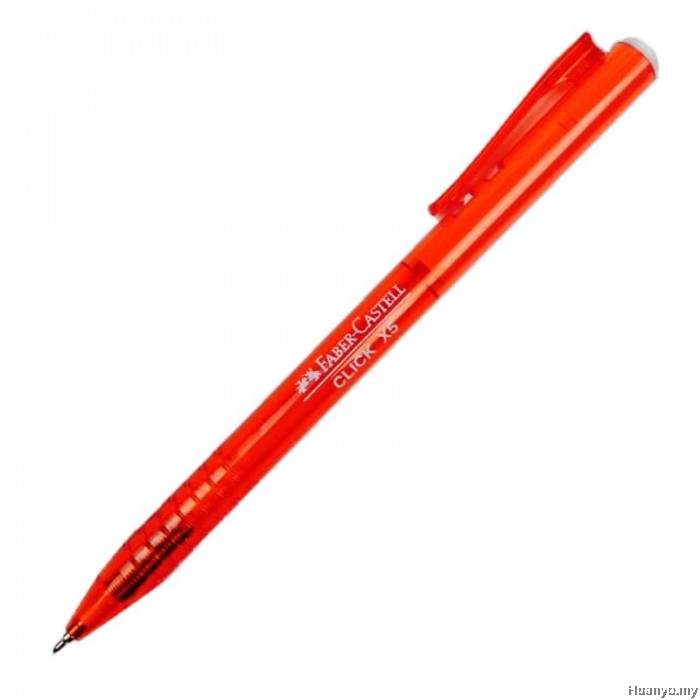 FaberCastell Click X5 Ball Pen Red 0.5mm (Set Of 40)