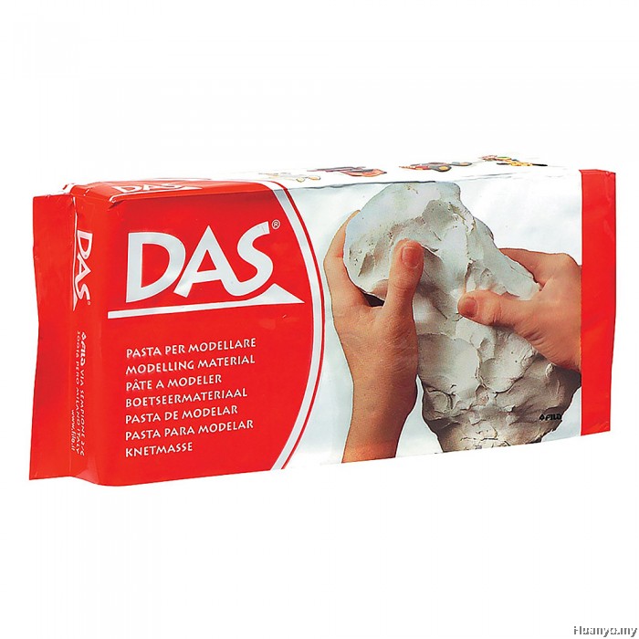 Das Air Hardening Modeling Clay (White) 500g