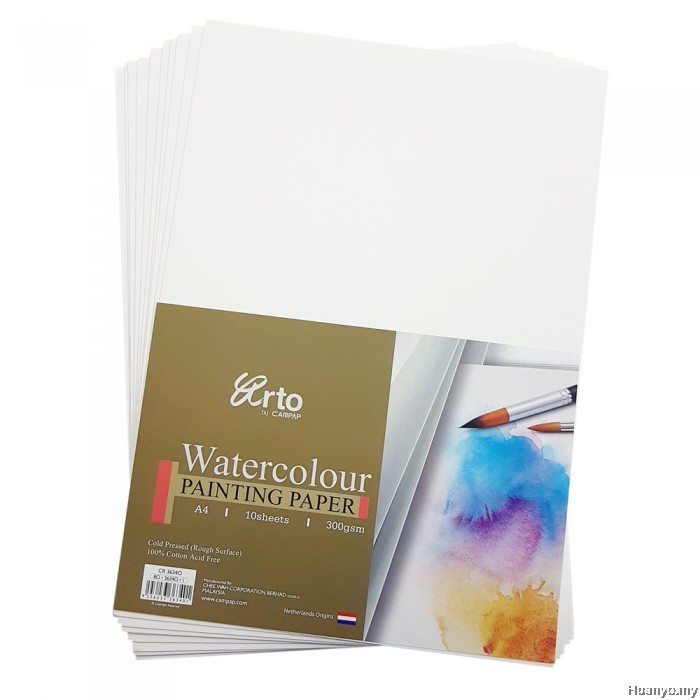 Campap Arto Netherland Watercolour A4 Painting Paper 300gsm/10pcs