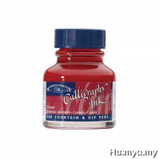 Winsor & Newton Calligraphy Ink - Crimson Red (30ml)