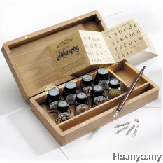 Winsor & Newton Calligraphy Wooden Box Set