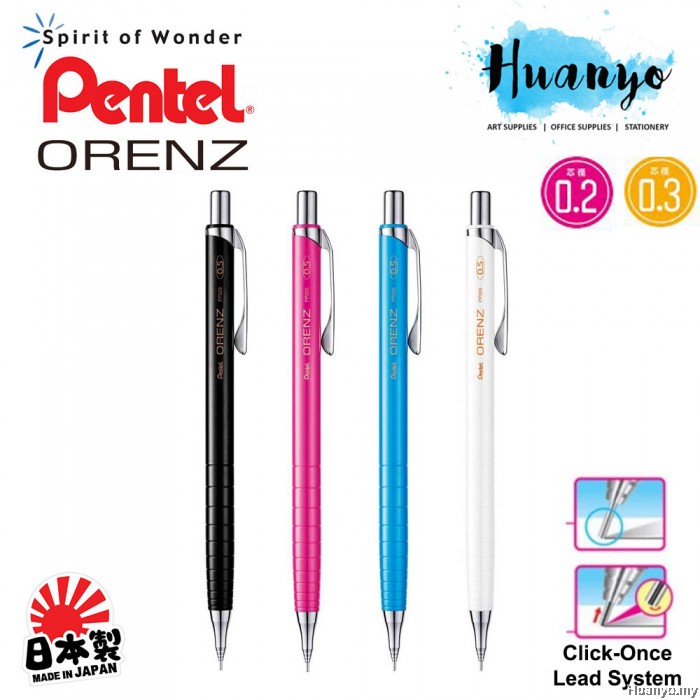 Pentel Orenz Automatic Mechanical Pencil 0 2mm 0 3mm