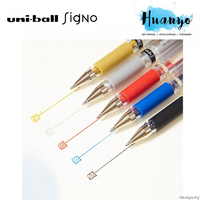Uni-Ball Signo UM-153 Gel Ink Rollerball Pen, 1.0mm, Broad Point, Black - View #7