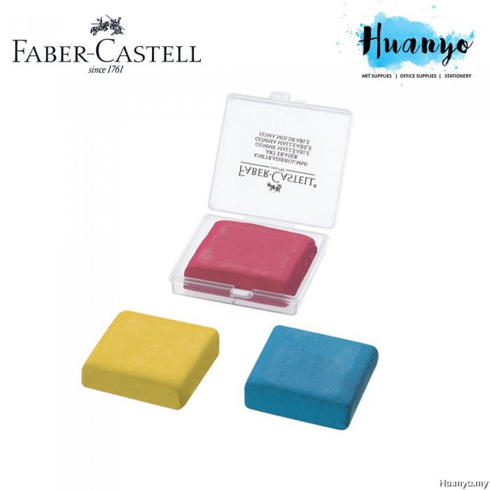 Faber-Castell Art Eraser Gomma Impastabile - 5 Pezzi, Grigio, Per Carboncino E Matita, Non Sgretola
