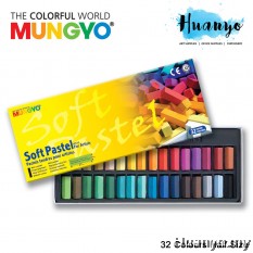 Mungyo Soft Pastel 32 Colours Set (Half Size)