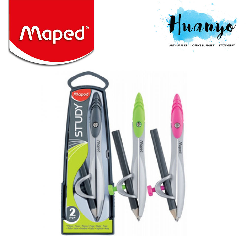 Maped Study Geometry Metal Compass with Pencil Holder
