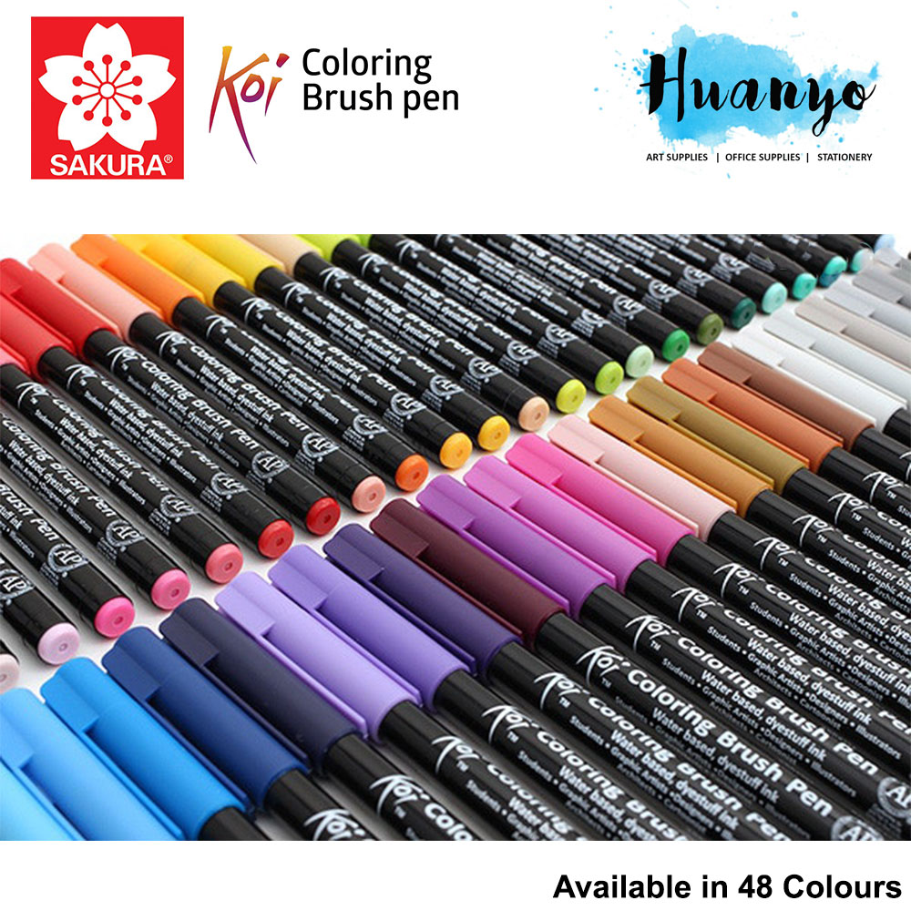 Sakura Koi Coloring Brush Pen (Available in 48 Colours) List 2/3