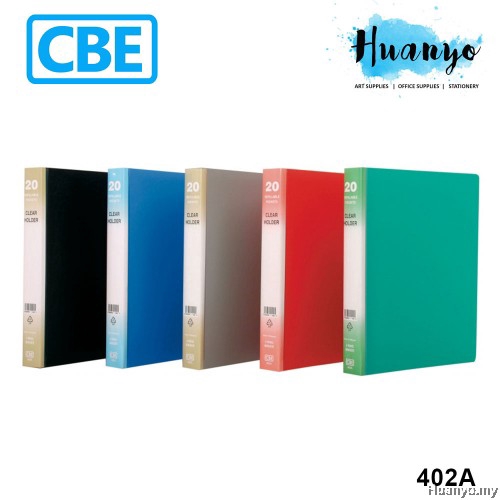 CBE 4 Holes A4 Clear Holder Book A4 402A (Refillable)
