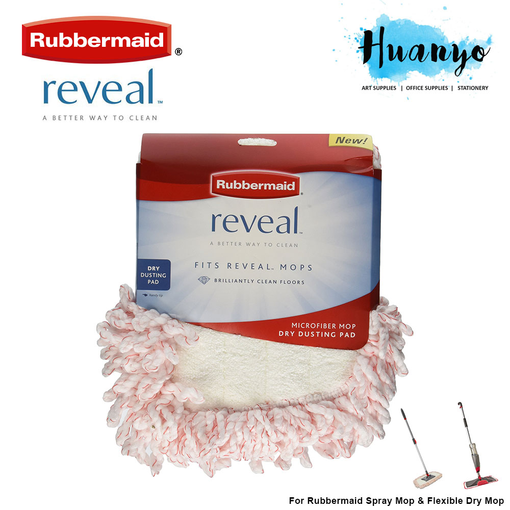 Rubbermaid Reveal Flexible Microfiber Dusting Pad For Dry And