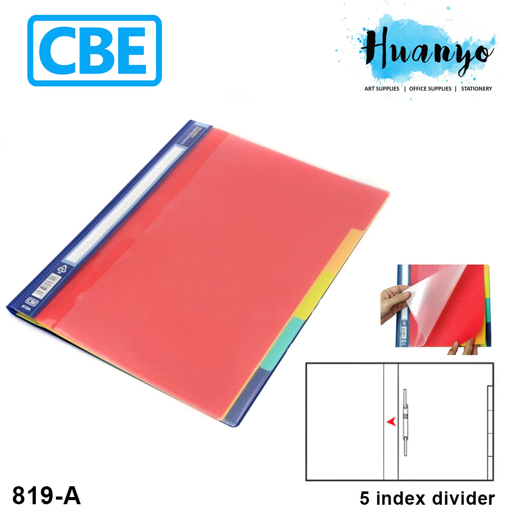 CBE 819A Index Management File A4 with 5 Index Divider