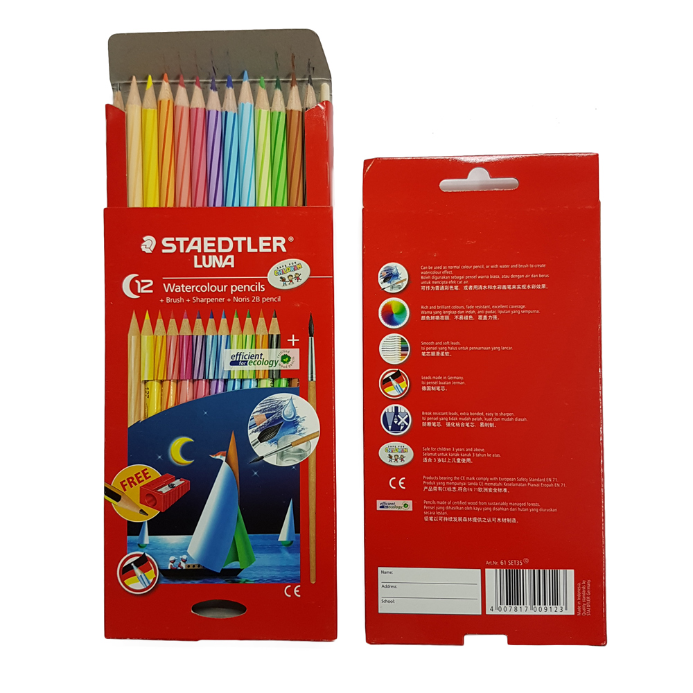 Staedtler Luna Water Colour Pencils 12L Set of 2