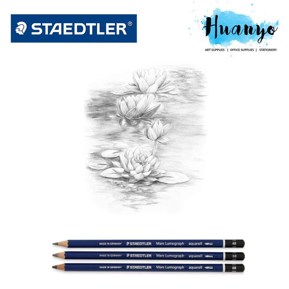 Staedtler Lumograph Water Colour Aquarell Drawing Sketching Pencil (Per Pcs)