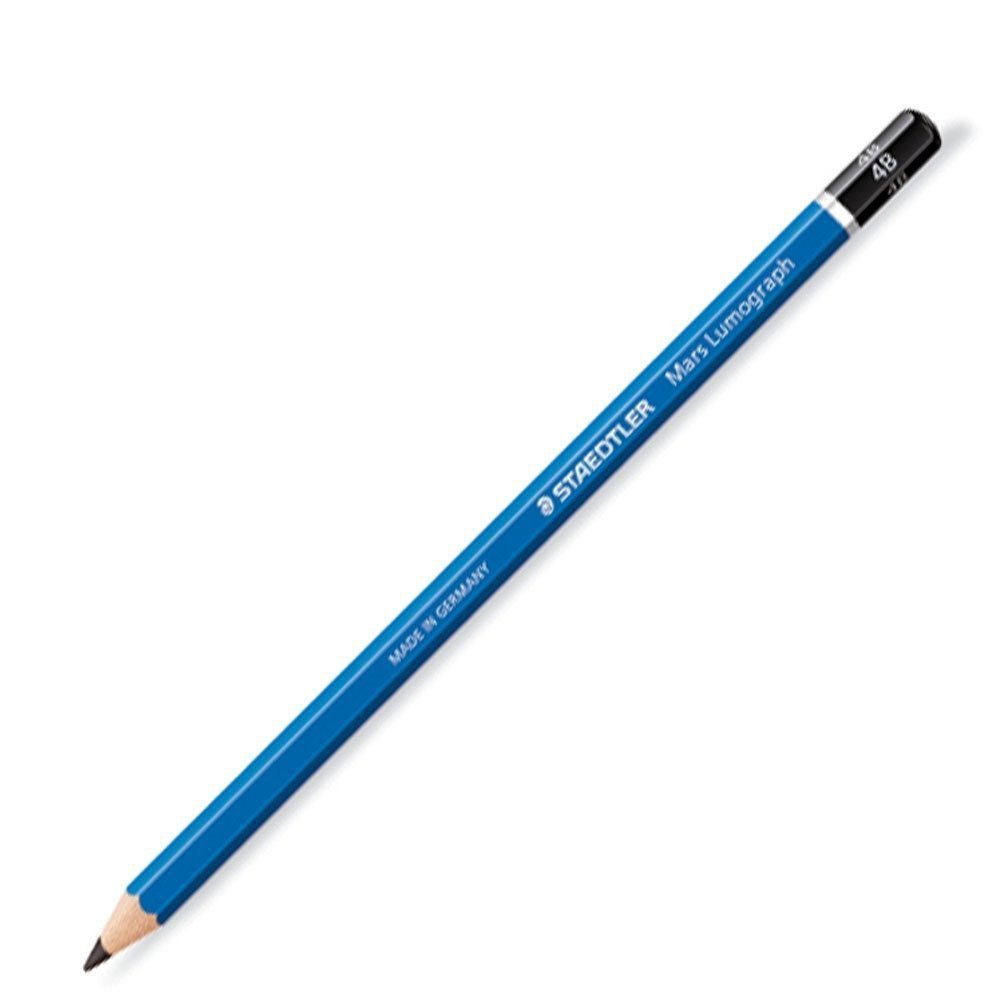 [PER BOX/12pcs] Staedtler Mars Lumograph Drawing Pencil 100 - Per Box/12pcs (2B,3B,4B,5B,6B,7B,8B,9B,10B,11B,12B,B,HB,F,H,2H, 3H,4H,5H,6H,7H,8H,9H,10H)