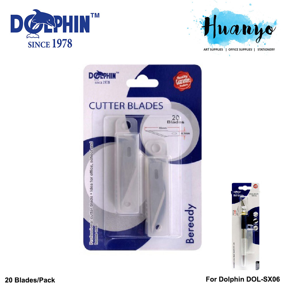 Dolphin Precision Art Pen Knife Cutter Blades Refill Big [For DOLSX06