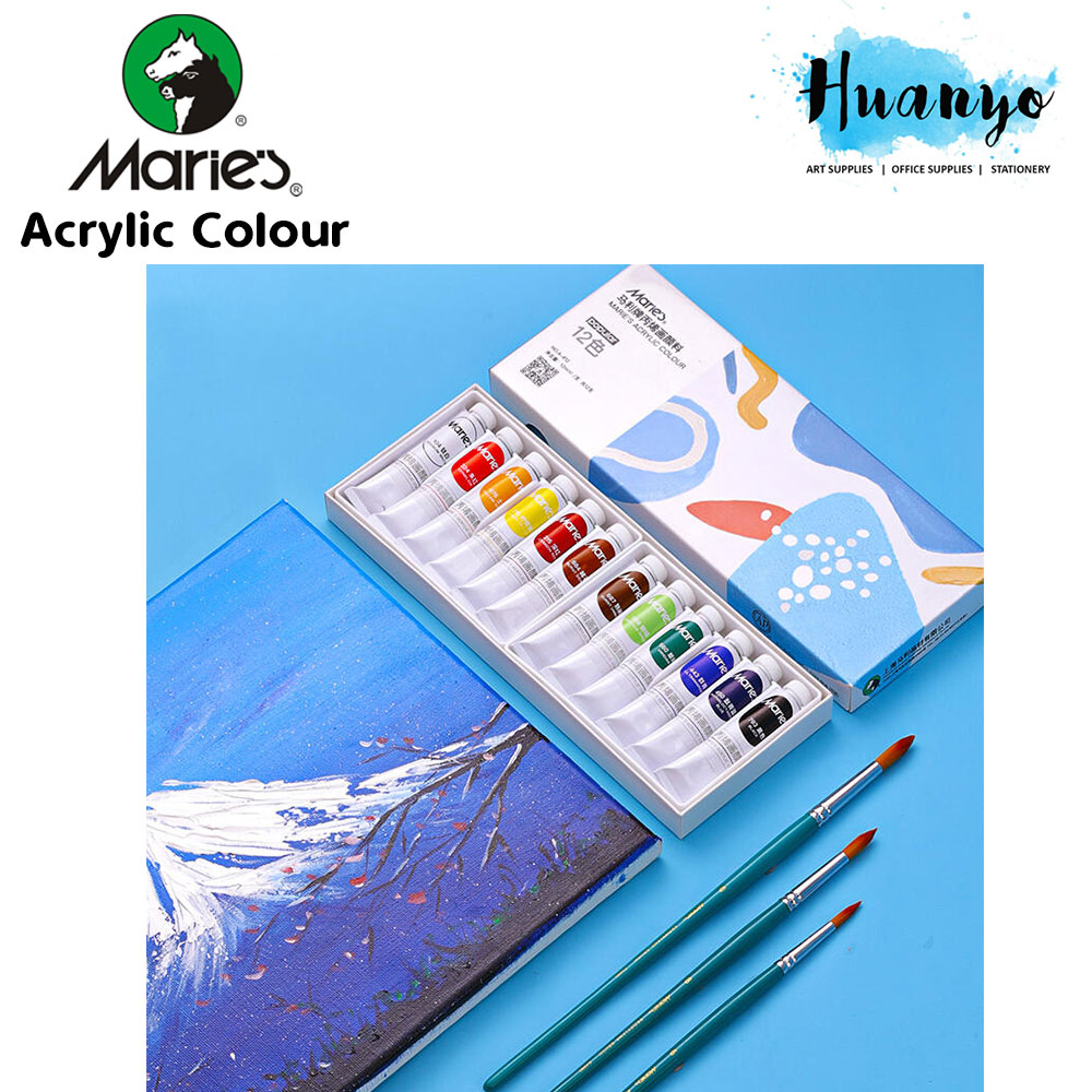 Marie's Artist Acrylic Colour Set of 12 / 18 (A-812 / 818)
