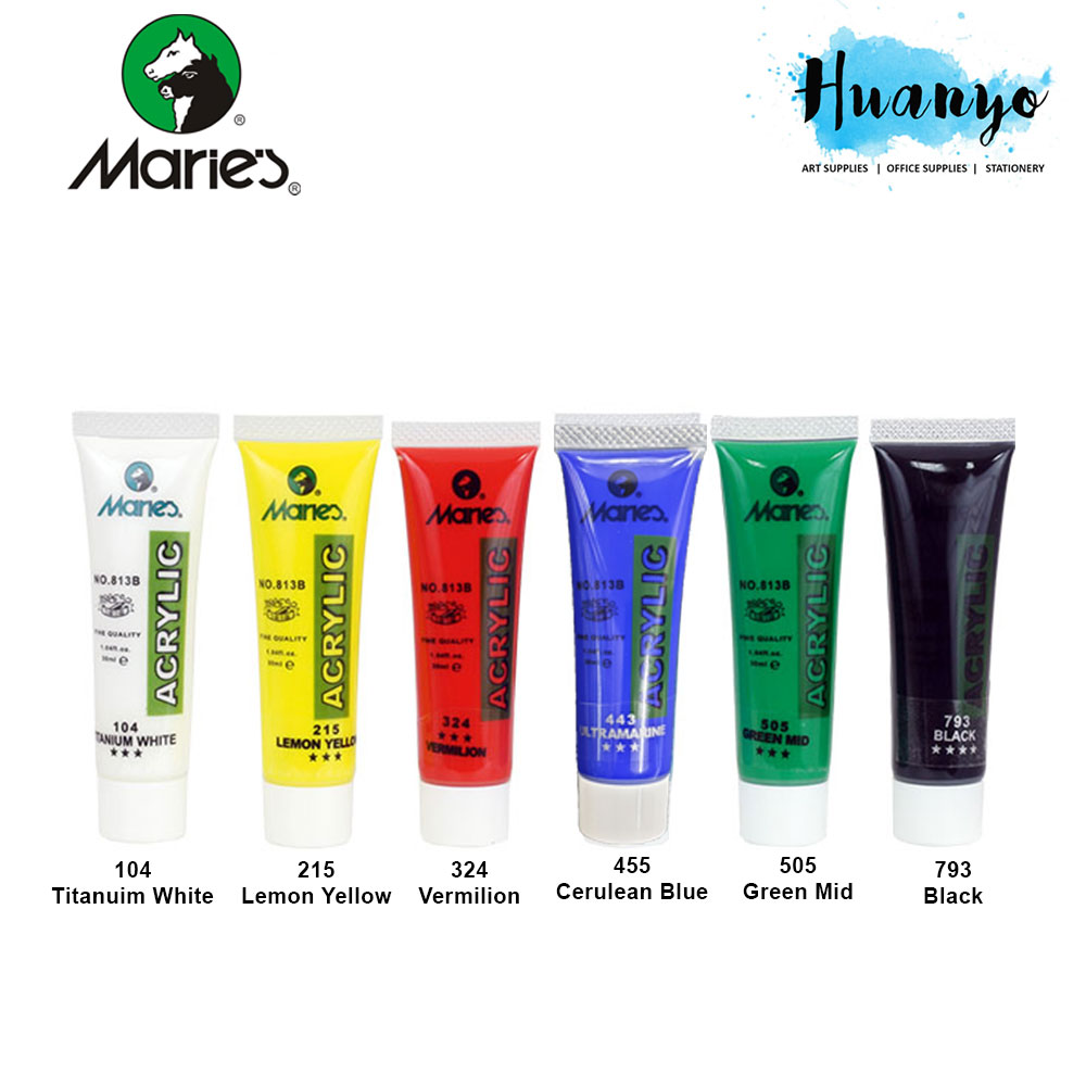 Marie's Acrylic Colour 30ML No.81306B (Set of 6)