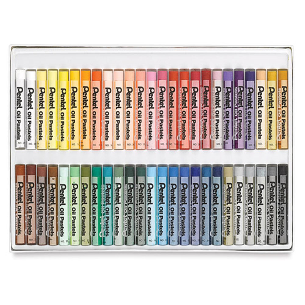 Pentel Arts Oil Pastels - 50 colors