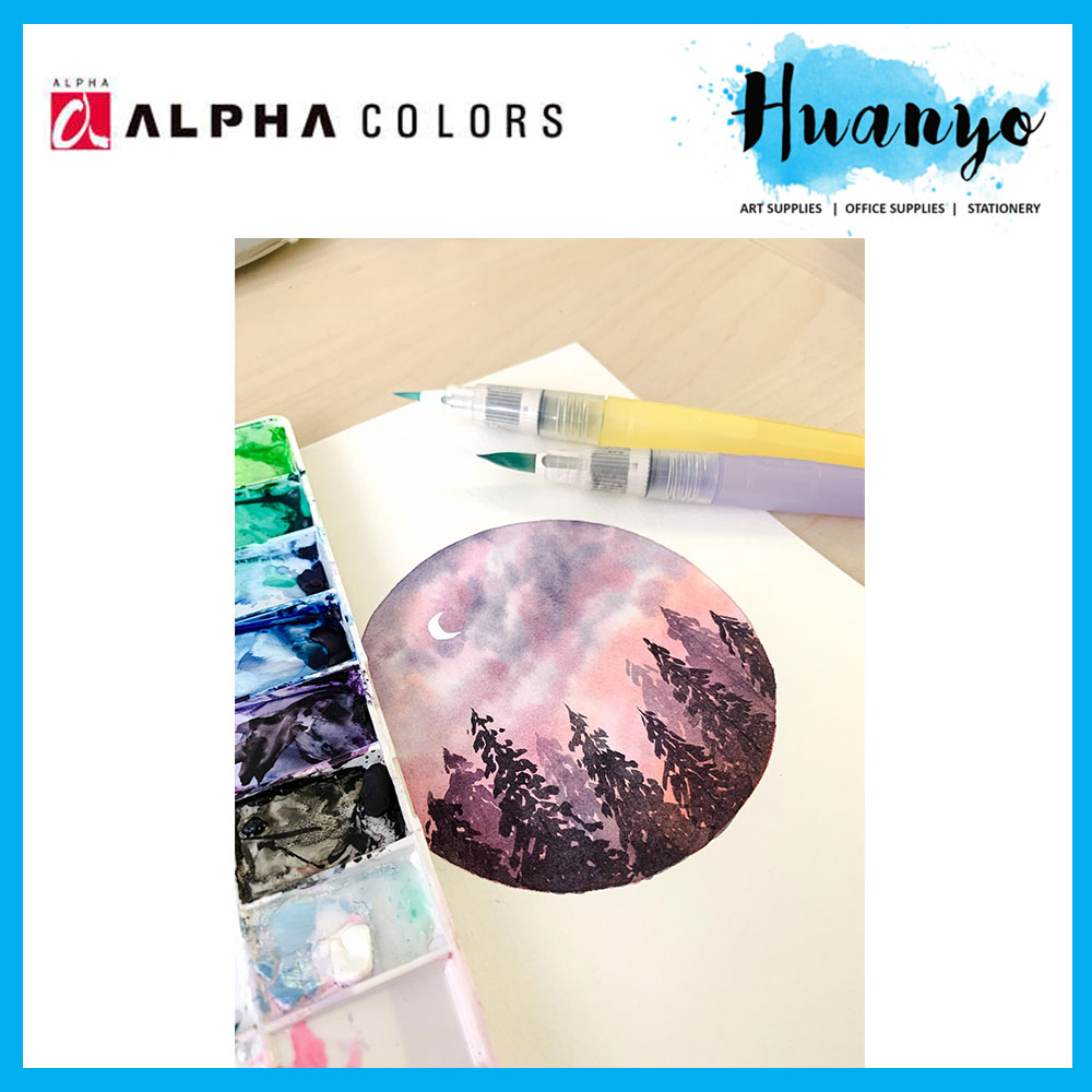Alpha Artists' Water Colour 13 / 18 / 24 / 30 Colors Set For Artist / Beginner / Student (7.5ML Per Tube)