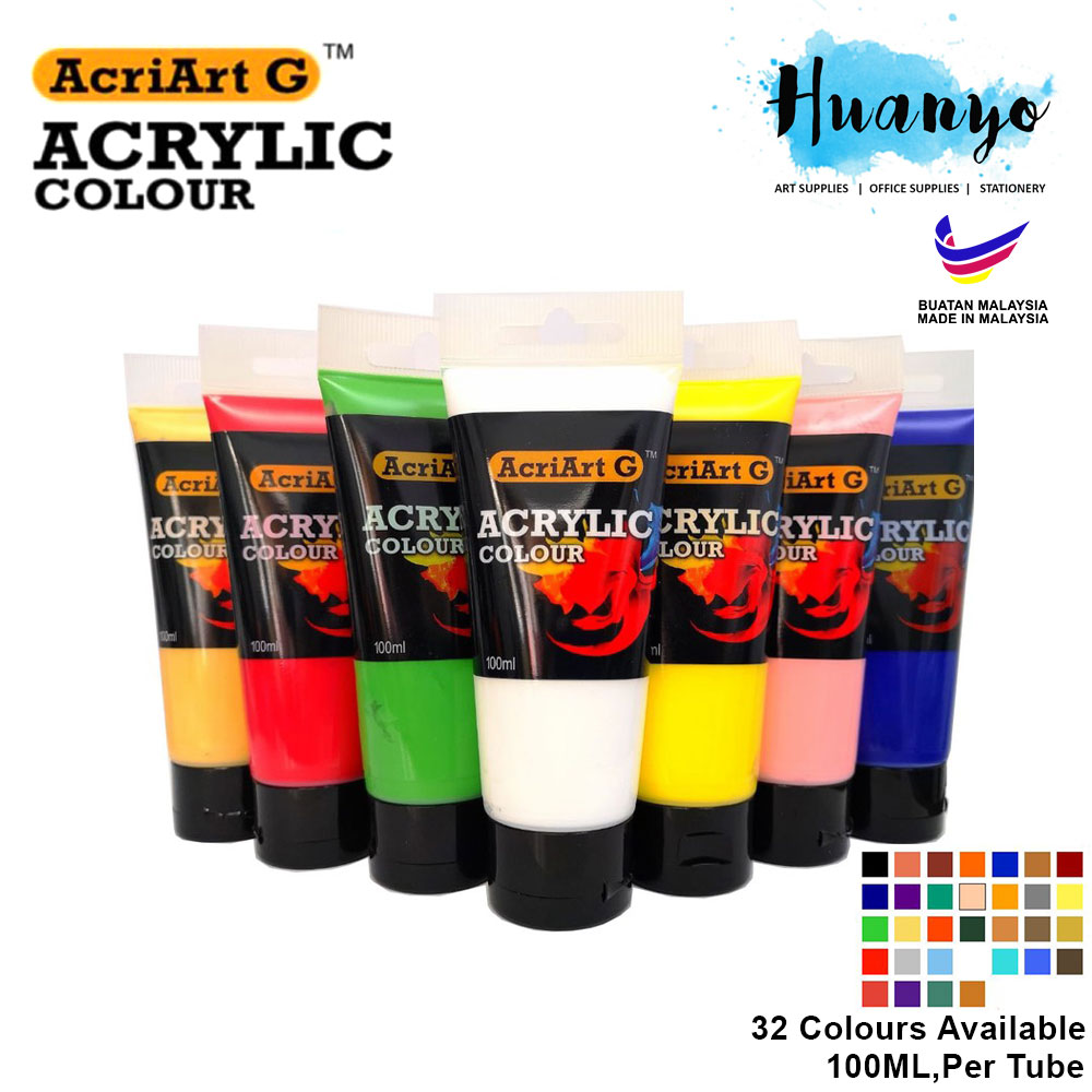 Acriart G Non Toxic Acrylic Colour Paint (100ML / Tube) [List 1/2]