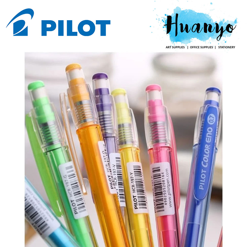 Pilot Color Eno Erasable Mechanical Pencils 0.7MM (Per Pcs, Free 2 pcs Colour Leads)