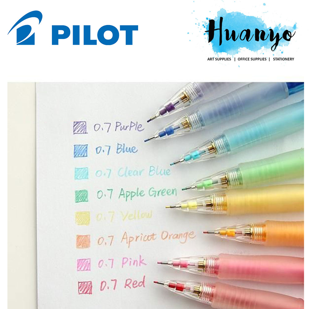 Pilot Color Eno Erasable Mechanical Pencils 0.7MM (Per Pcs, Free 2 pcs Colour Leads)