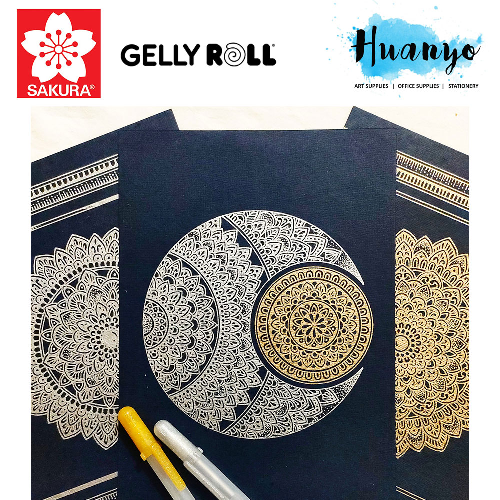 Sakura Gelly Roll Metallic Colour Gel Pen 1.0MM - [Suitable For Zentangle]