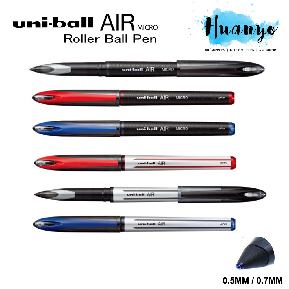 UNI Uniball Air Roller Ball Gel Pen (0.5MM / 0.7MM, Black / Blue / Red