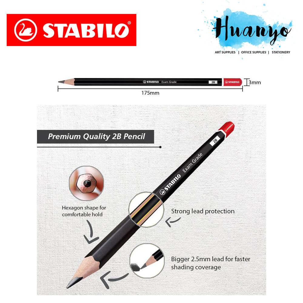 Stabilo 2B Graphite Writing Pencil 309L (Box Set of 12)