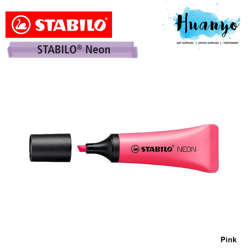 Stabilo Boss Neon Fluorescent Highlighter Textliner Pen (Per PCS/Net Value Set of 3) [Toothpaste Tubular Design Body]