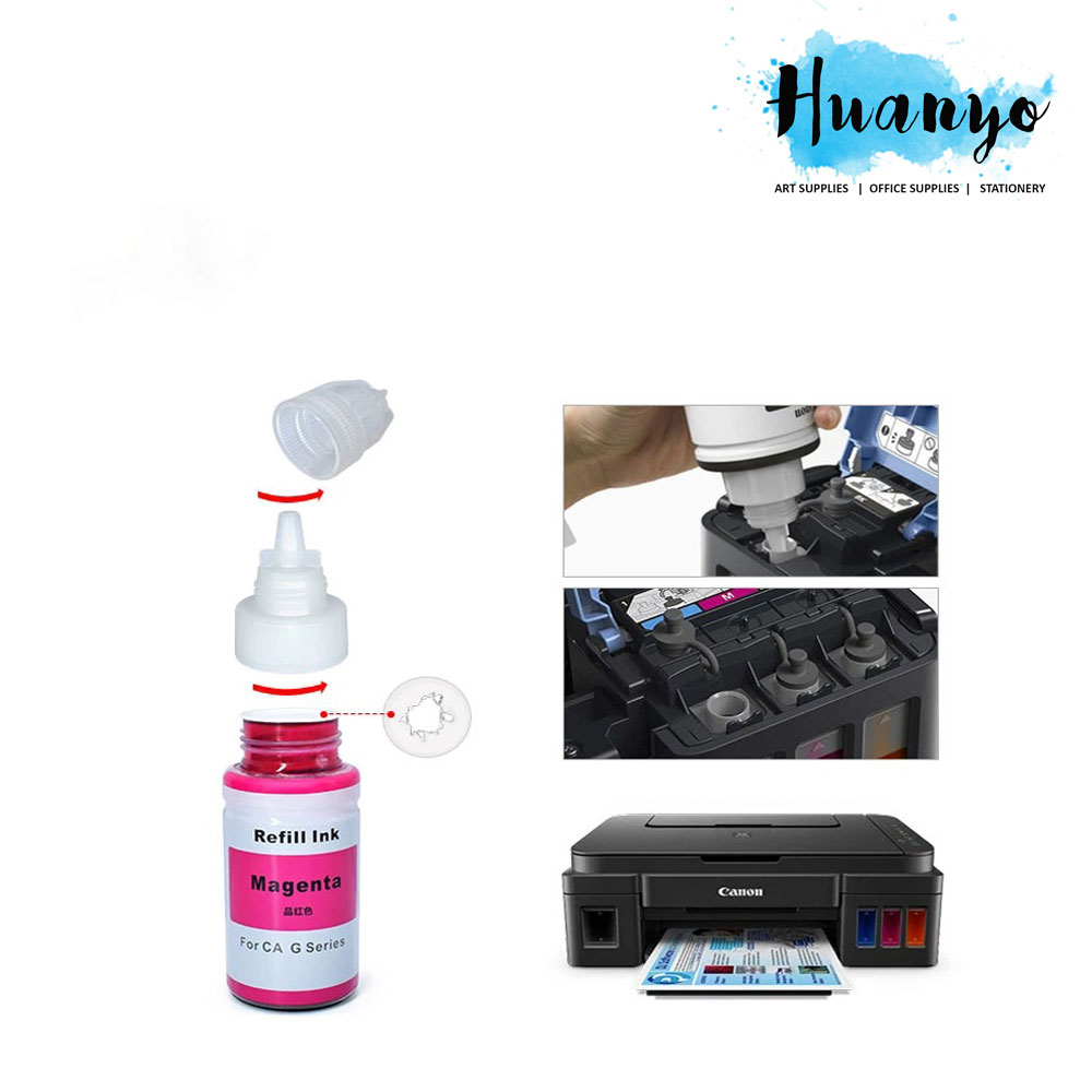 Canon Colour Printer Ink Refill Compatible For CANON G Series g1000 g2000 g3000 g2010 g3010 ( C,M,Y,BK )