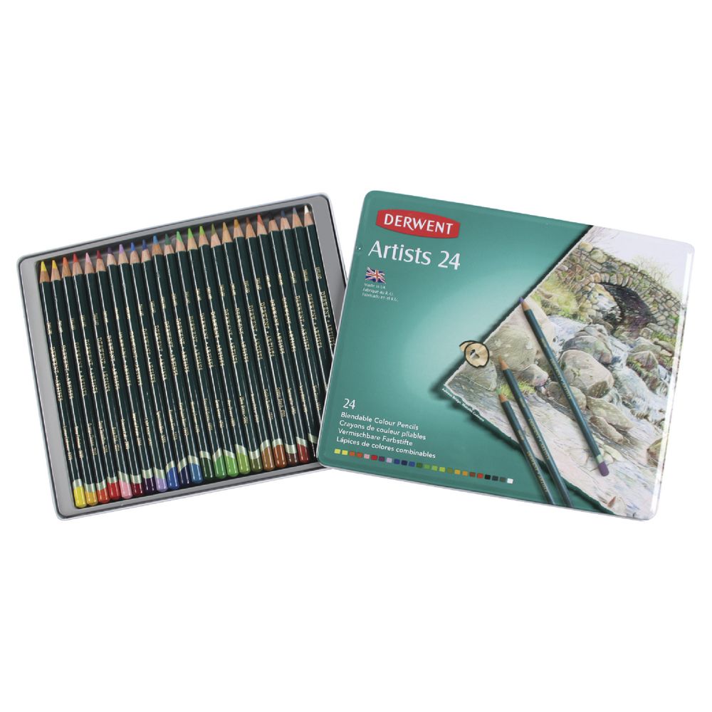 Derwent Artist Colour Pencil (Tin of 24)