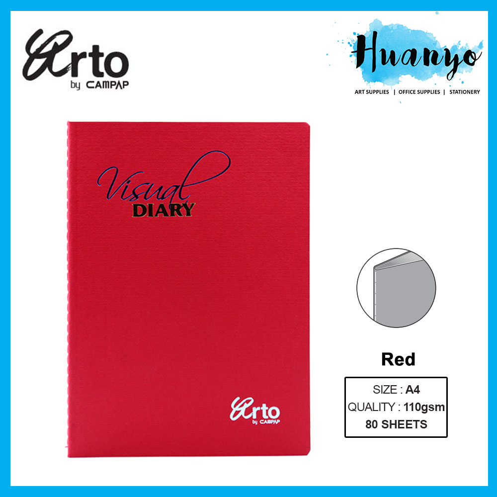 Campap Arto Murillo Visual Diary Sketch Book A4 110gsm 80 Pages