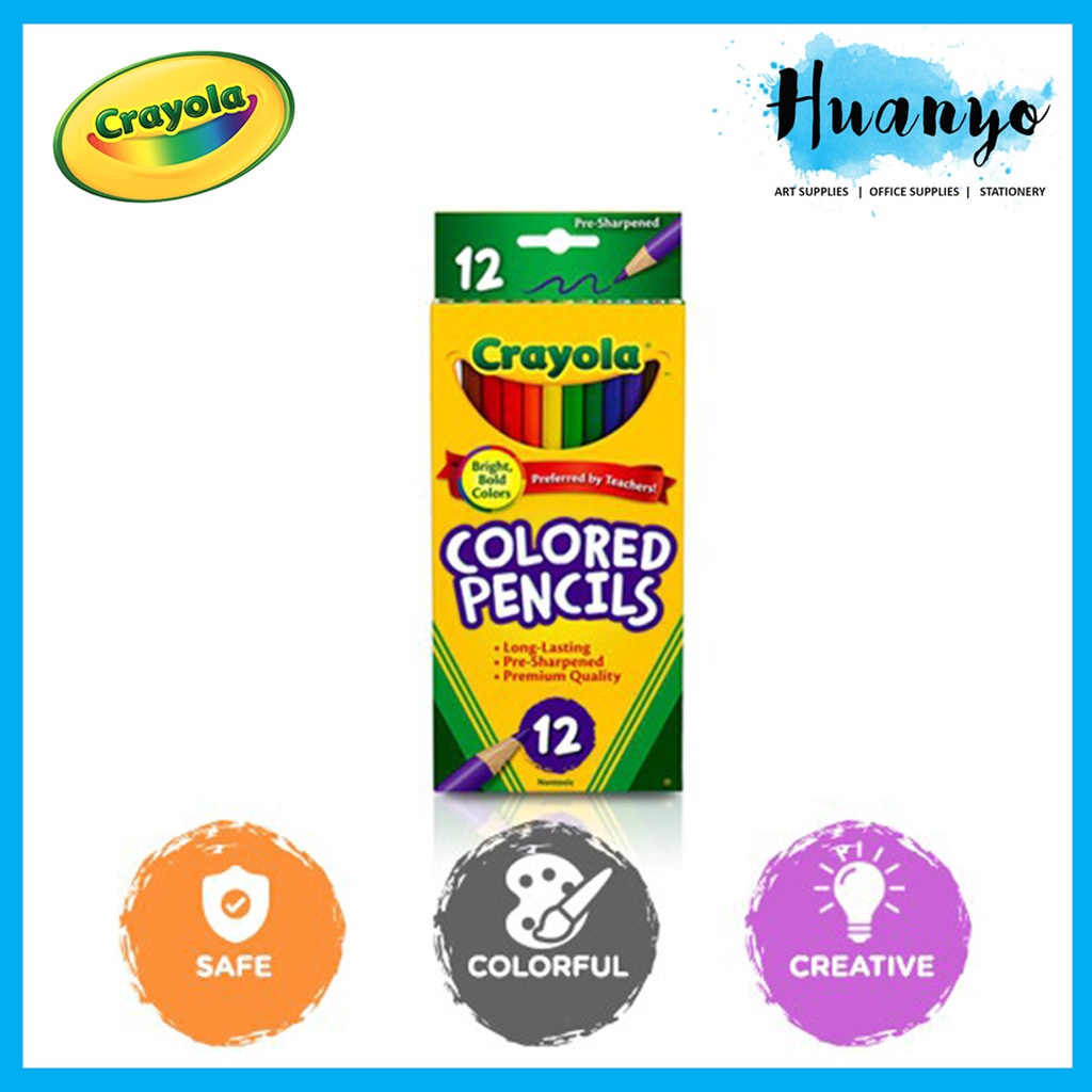 Crayola Non Toxic Colored Pencils Set of 12