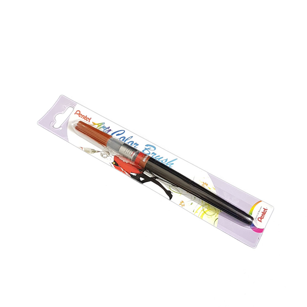 Pentel Color Brush Pen Schwarz - Wasserbasierter Pinselstift Nachfüllbar