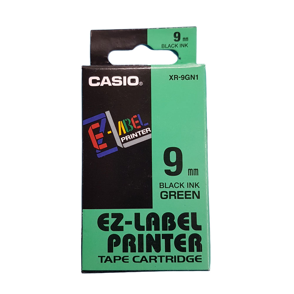 Casio EZ-Label Tape Cartridge 9mm - Green