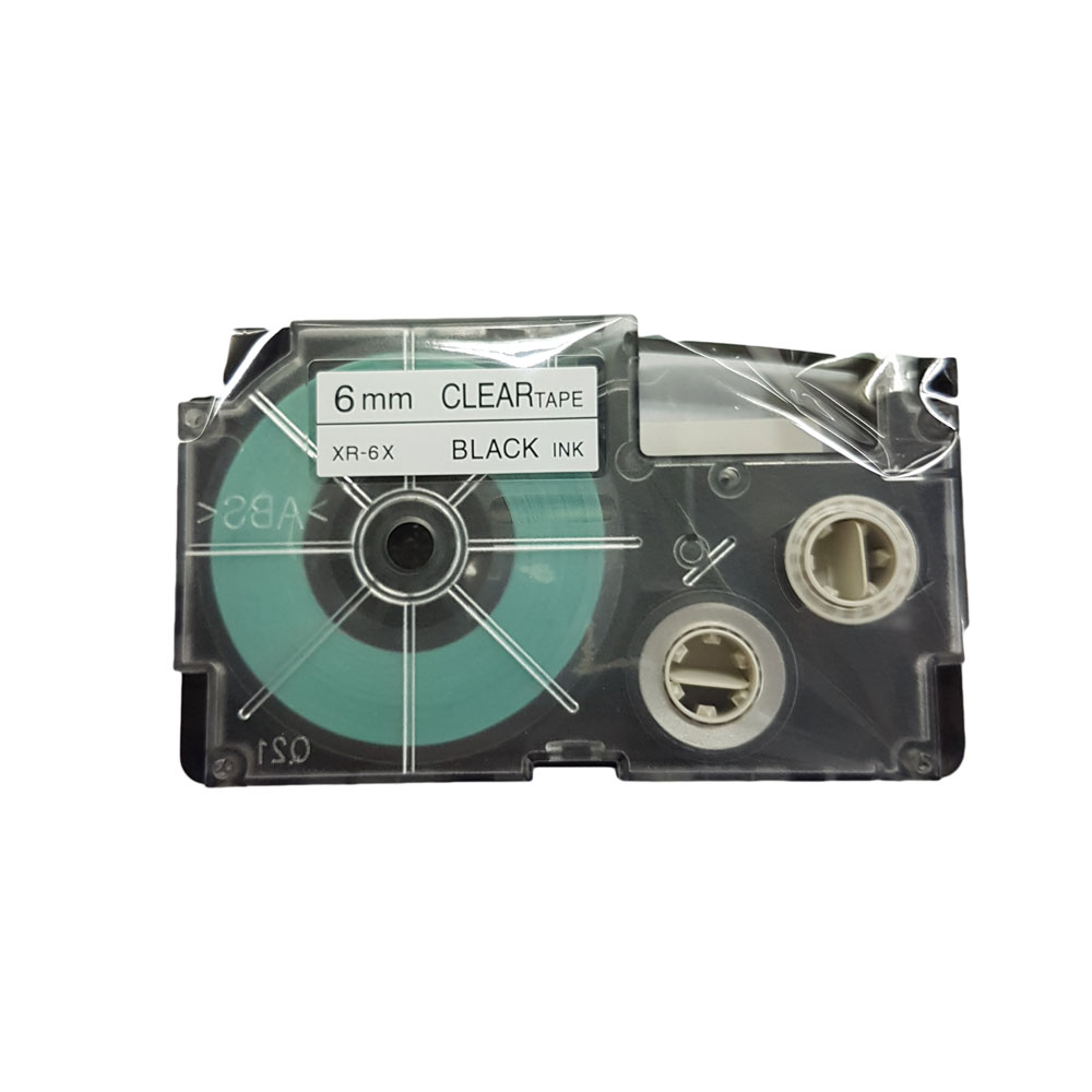 Casio EZLabel Tape Cartridge 6mm Clear