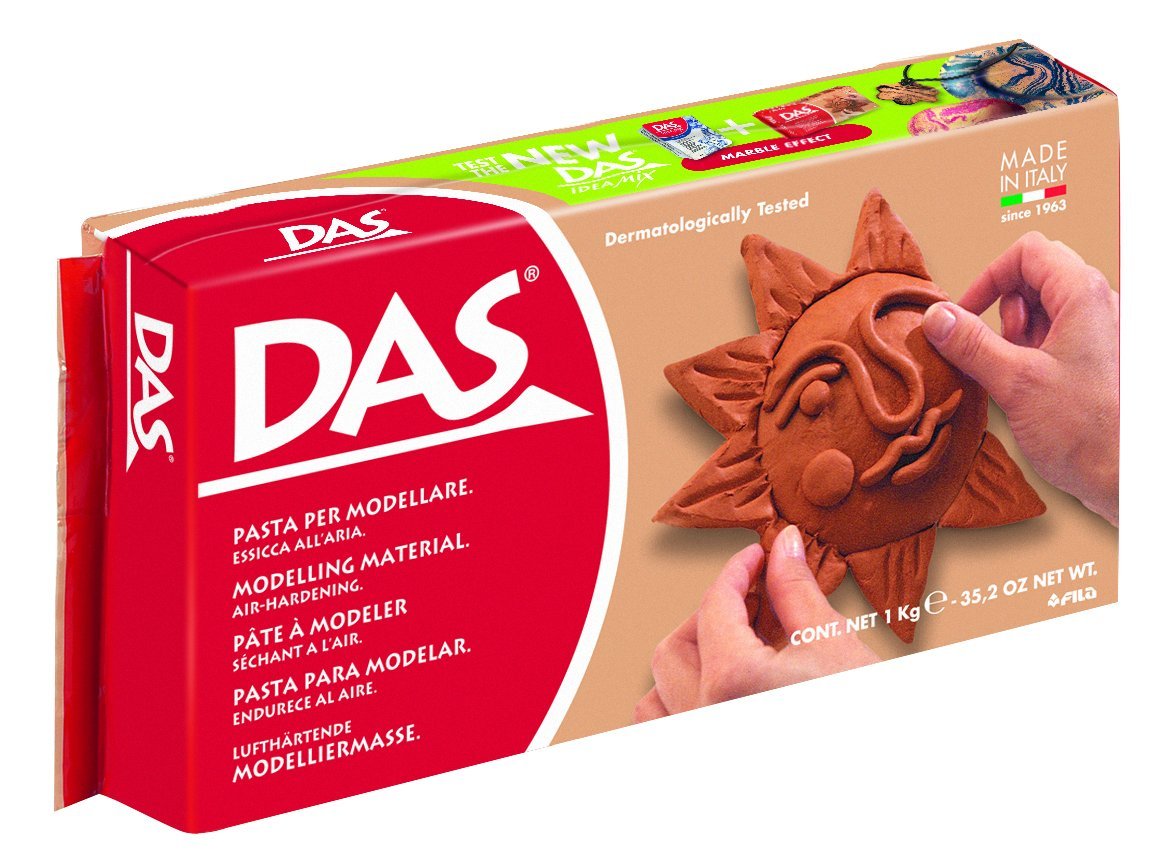 DAS Air Hardening Modeling Clay (Terracotta) 1 kg