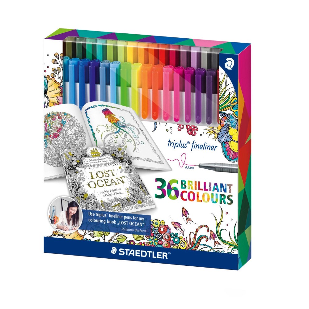 Staedtler Triplus Fineliner 0.3mm (Set of 36 Colours)
