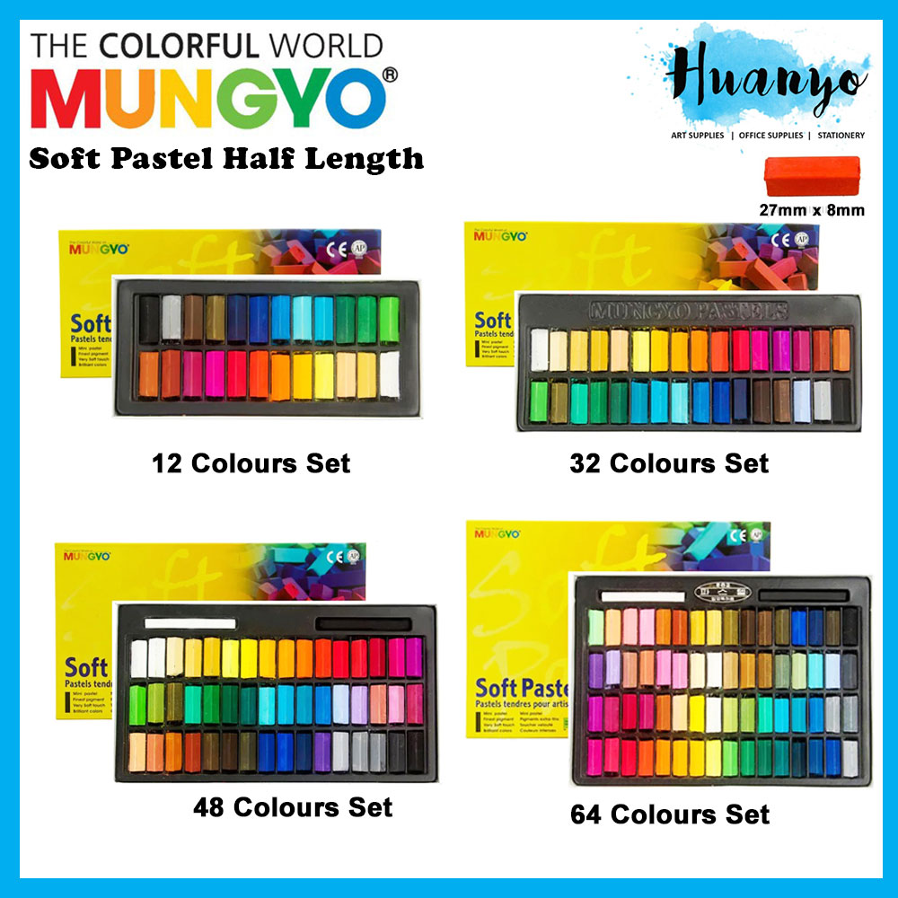 Mungyo Pastelli Morbidi 64 Colori – Set Gesso Quadrato Per Arte E Disegno Made In Korea - Foto 4